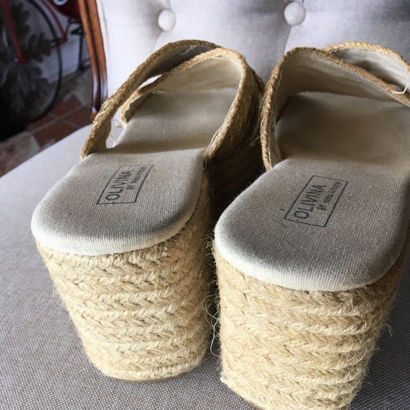 Olivia by Nicole Amore Size 9 espadrille Wedges - Picture 7 of 12